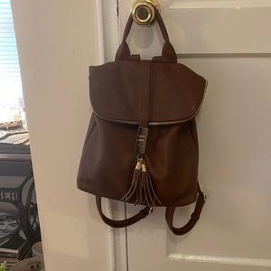 Small brown travel bag